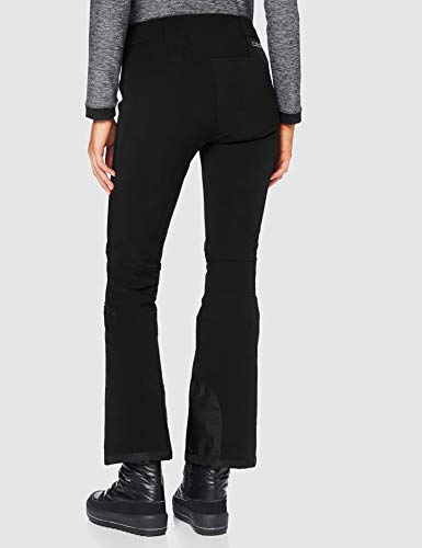 CMP Pantaloni Softshell Regolabili Pantalón, Mujer, Negro, 42