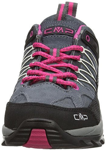 CMP Rigel - Zapatillas de senderismo Mujer, Gris (Grey-Fuxia-Ice 103Q), 37 EU