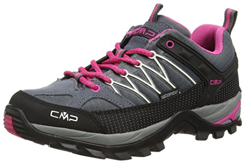 CMP Rigel - Zapatillas de senderismo Mujer, Gris (Grey-Fuxia-Ice 103Q), 37 EU