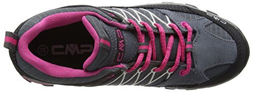 CMP Rigel - Zapatillas de senderismo Mujer, Gris (Grey-Fuxia-Ice 103Q), 37 EU