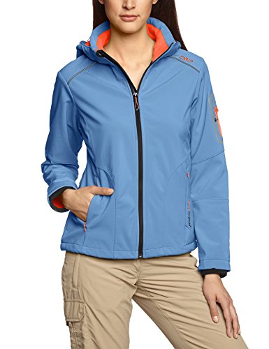 CMP Softshell Chaqueta, Mujer, Azul (Storm), XS