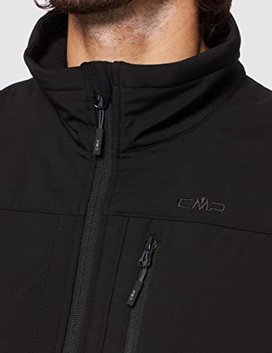 CMP Weste Softshell Chaleco, Hombre, Negro (Nero U901), 58