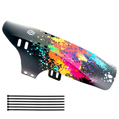 CNC Guardabarros MTB, Guardabarros Bicicleta Montaña, Mudguard Bici Delantero y Trasero, Universal, P6, 2 Piezas