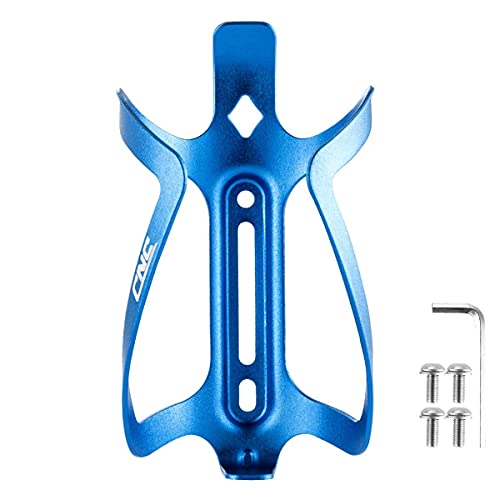 CNC Portabidón para Bicicleta, Portabidones para Bicicleta MTB，Aluminio Portabidón de Bicicleta，2 pcs, Azul