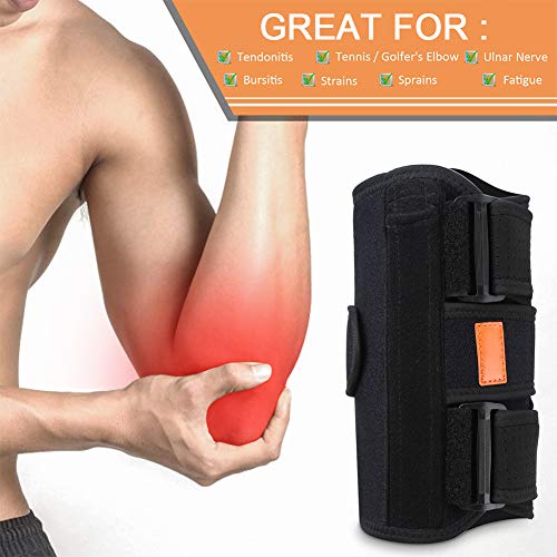 Codera Ajustable Para El Codo, Para Hombres Y Mujeres, Soporte Para Codo Cubital Para Tendinitis, Medi Cal, Codo, Estabilizador Inmovilizador, Color Negro