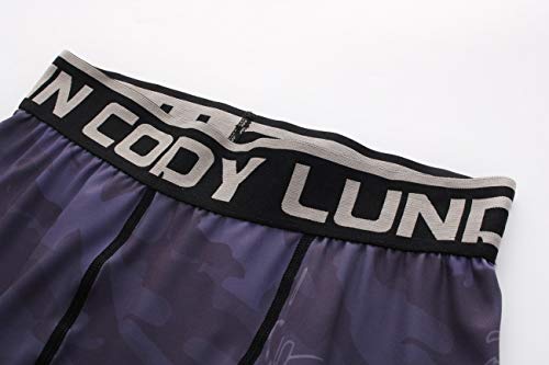 Cody Lundin - Mallas de compresión para Hombre, Hombre, Color Estilo D, tamaño 34-37