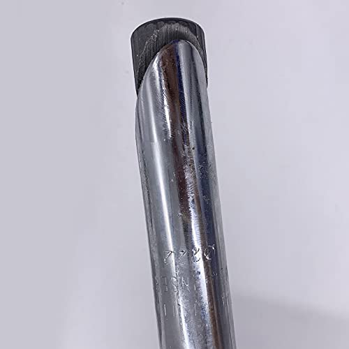 Colcolo Vástago Ligero para Bicicleta, Cuello de Cisne Roscado, Horquilla de 1 Pulgada, Vástago BMX de 40 Mm para Abrazadera de Manillar de 25,4 Mm de Diámetr - Silver