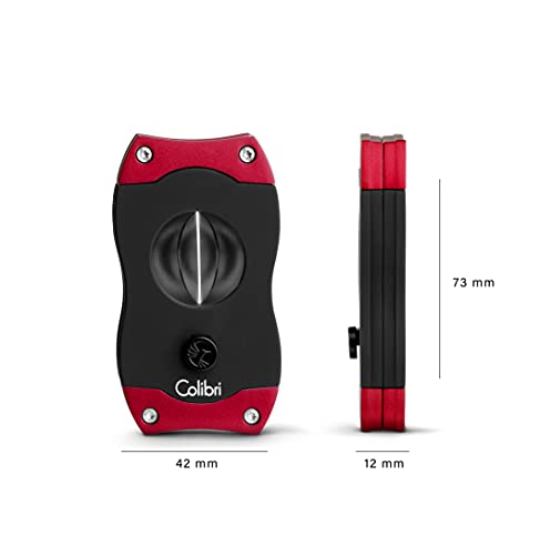 Colibri V-Cut Cigar Cutter - Red