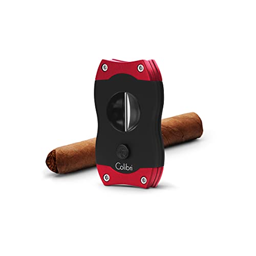 Colibri V-Cut Cigar Cutter - Red