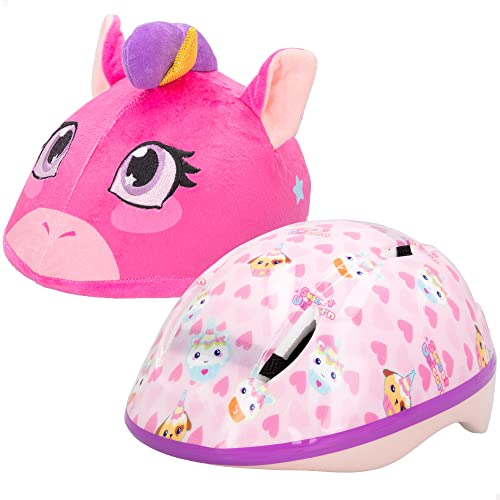 ColorBaby K3YRIDERS 46777 - K3yriders-Casco 3D c/ Funda Peluche Unicornio