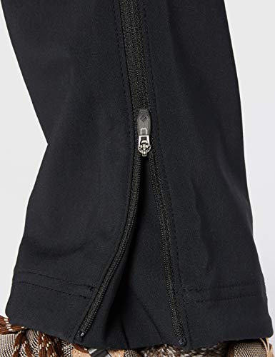 Columbia Back Beauty Passo Alto Heat Pantalón térmico de Senderismo, Mujer, Negro (Schwarz), 6 R