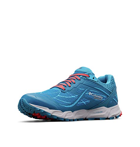 Columbia Caldorado III Outdry, Zapatillas de Running para Asfalto Mujer, Azul (Deep Ocean, Red 458), 35 EU