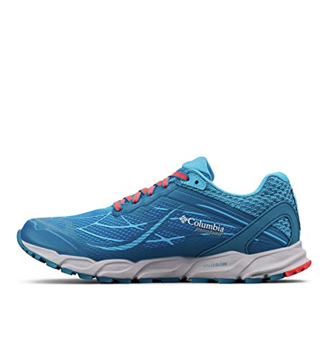 Columbia Caldorado III Outdry, Zapatillas de Running para Asfalto Mujer, Azul (Deep Ocean, Red 458), 35 EU
