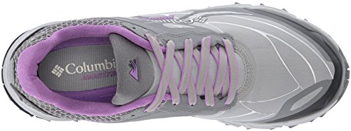 Columbia CALDORADO III Outdry, Zapatillas Impermeables para Correr Mujer, Gris (Steam, Crown Jewel), 37 EU