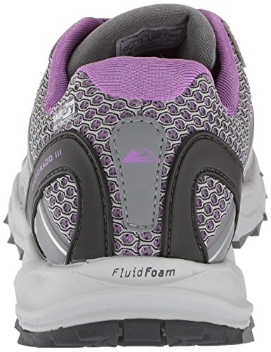 Columbia CALDORADO III Outdry, Zapatillas Impermeables para Correr Mujer, Gris (Steam, Crown Jewel), 37 EU