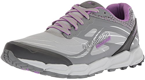 Columbia CALDORADO III Outdry, Zapatillas Impermeables para Correr Mujer, Gris (Steam, Crown Jewel), 37 EU