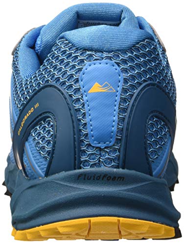 Columbia Caldorado III Zapatillas, Hombre, Azul (Riptide, Honey Yellow), 41 EU