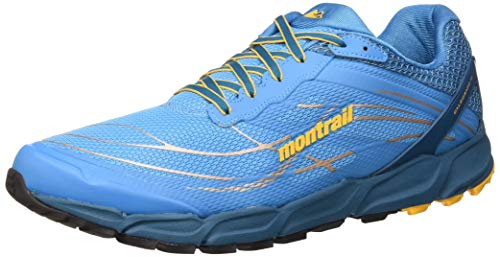 Columbia Caldorado III Zapatillas, Hombre, Azul (Riptide, Honey Yellow), 41 EU