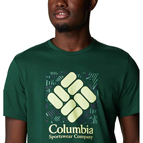 Columbia Camiseta para Hombre Rapid Ridge Hurricane Frondtastic L