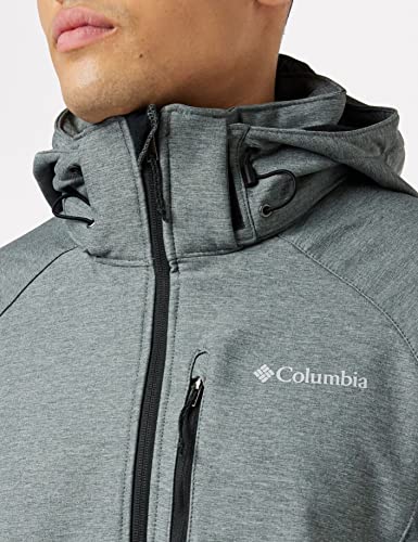 Columbia Cascade Ridge II Softshell, Chaqueta Softshell Hombre, Azul (Collegiate Navy Heather), L