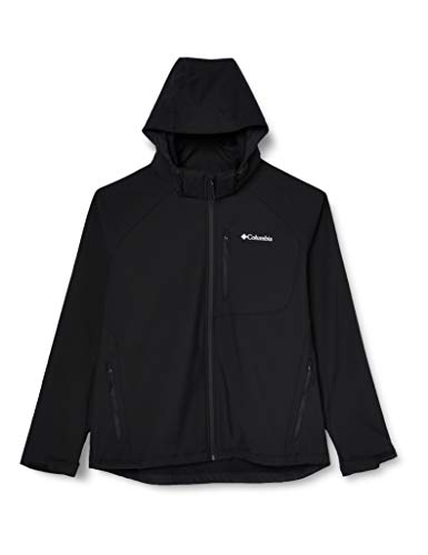 Columbia Cascade Ridge II Softshell, Chaqueta Softshell Hombre, Negro (BLACK), XL