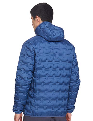 Columbia Delta Ridge Down Hooded , Chaqueta de plumas con capucha Hombre, Azul (Night Tide), L