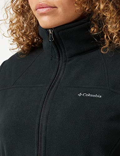 Columbia Fast Trek II , Forro polar con cremallera Mujer, Negro (BLACK), M