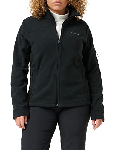 Columbia Fast Trek II , Forro polar con cremallera Mujer, Negro (BLACK), M