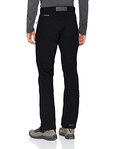 Columbia Hombre Pantalón, Passo Alto II Heat, Negro (Black), Talla: W42/L32