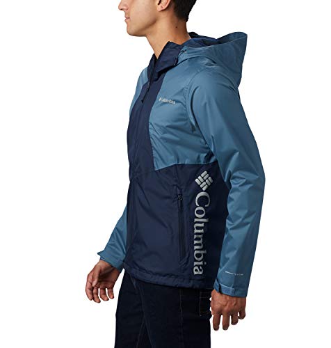 Columbia Inner Limits II Chaqueta Impermeable, Hombre, Azul Oscuro, Azul (Collegiate Navy, Mountain), XL