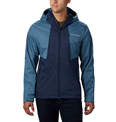 Columbia Inner Limits II Chaqueta Impermeable, Hombre, Azul Oscuro, Azul (Collegiate Navy, Mountain), XL