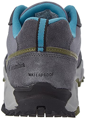 Columbia Ivo Trail WP, Zapatillas Mujer, Grey Steel/Shasta, 38.5 EU