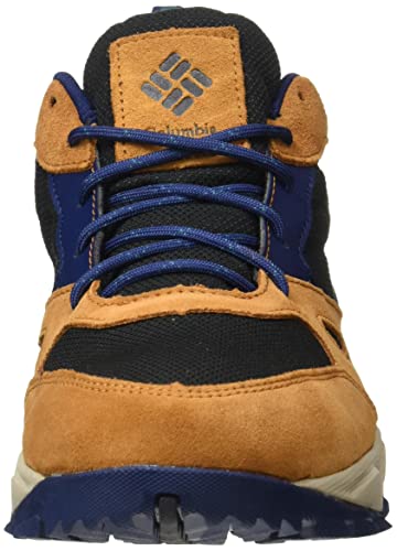 Columbia Ivo Trail WP, Zapatos para Senderismo Hombre, Black, River Blue, 42 EU