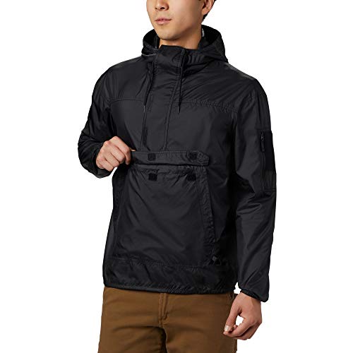 Columbia KM2005 Coupe-vent Homme Noir FR : L (Taille Fabricant : L)