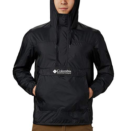 Columbia KM2005 Coupe-vent Homme Noir FR : L (Taille Fabricant : L)