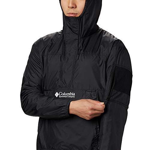 Columbia KM2005 Coupe-vent Homme Noir FR : L (Taille Fabricant : L)