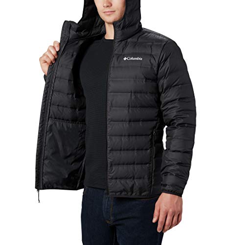 Columbia Lake 22 Down Hooded , Chaqueta de plumas con capucha Hombre, Negro (BLACK), M