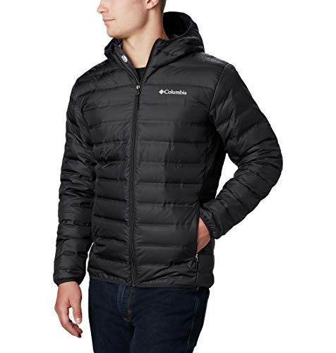 Columbia Lake 22 Down Hooded , Chaqueta de plumas con capucha Hombre, Negro (BLACK), M