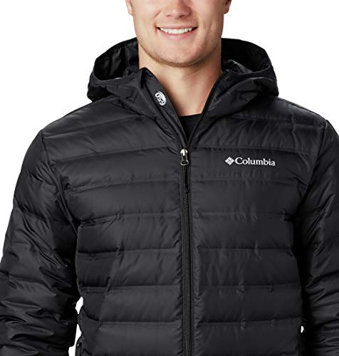 Columbia Lake 22 Down Hooded , Chaqueta de plumas con capucha Hombre, Negro (BLACK), M