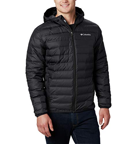 Columbia Lake 22 Down Hooded , Chaqueta de plumas con capucha Hombre, Negro (BLACK), M