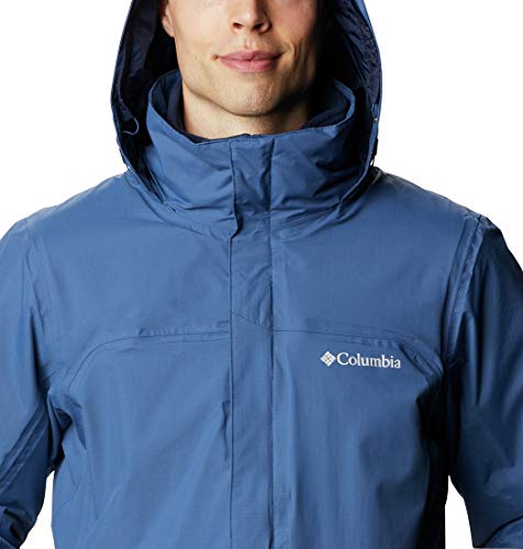 Columbia Mission Air Interchange Chaqueta 3 En 1 con Capucha, Hombre, Night Tide, Collegiate Navy, L