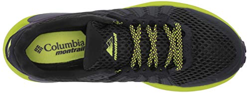 Columbia Montrail F.K.T, Zapatillas para Correr Hombre, Extreme Midnight/Acid Green, 40.5 EU