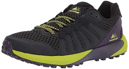 Columbia Montrail F.K.T, Zapatillas para Correr Hombre, Extreme Midnight/Acid Green, 40.5 EU