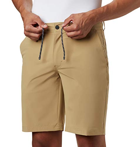 Columbia Pantalón Corto híbrido Trek para Hombre, Hombre, 1714031, Crouton, 36x8