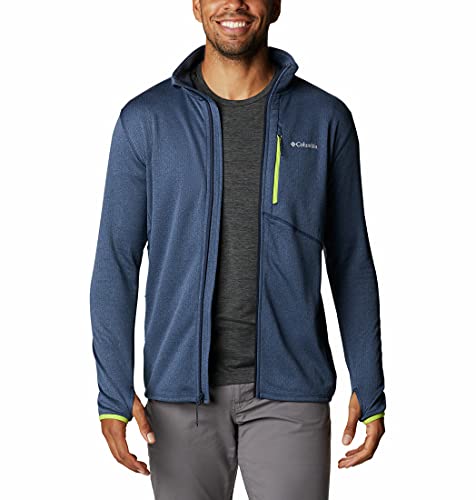 Columbia Park View Fleece Full Zip, Forro polar con media cremallera Hombre, Azul (Collegiate Navy Heather), L