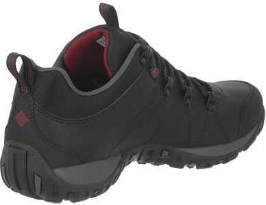 Columbia Peakfreak Venture Waterproof Zapatos impermeables para Hombre, Negro (Black, Vintage Red), 41.5 EU