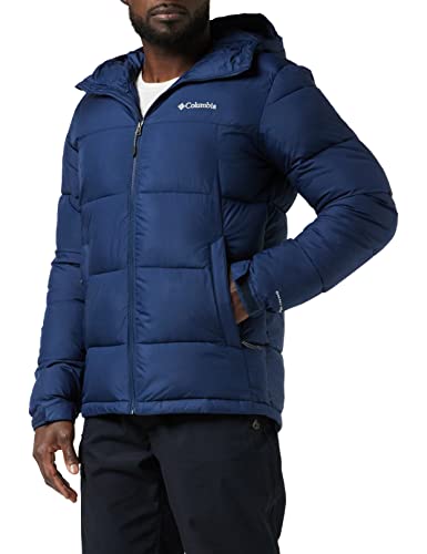 Columbia Pike Lake Hooded , Chaqueta con capucha Hombre, Azul (Collegiate Navy), L