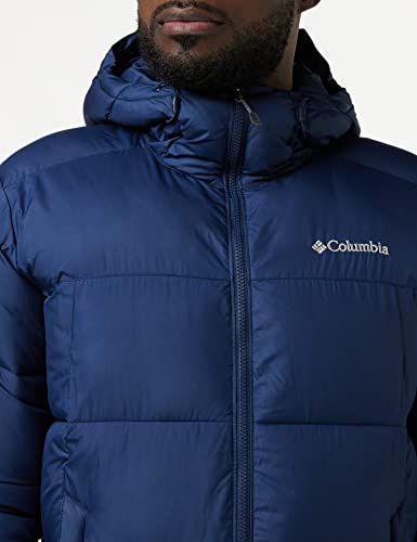 Columbia Pike Lake Hooded , Chaqueta con capucha Hombre, Azul (Collegiate Navy), L