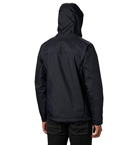 Columbia Pouring Adventure II , Chaqueta impermeable Hombre, Negro (BLACK), L