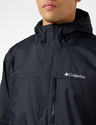 Columbia Pouring Adventure II , Chaqueta impermeable Hombre, Negro (BLACK), L